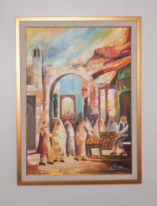 Tableau Tunisien - Scène de Vie dans la Médina